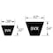 Bando Power Ace Cog, 3Vx435 3VX435 - alternate 2